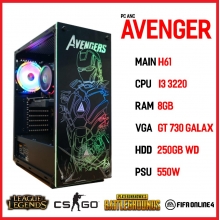 PC Gaming ANC Avenger i3 3220 Ram 8GB Vga GT730 Case Vsp Avenger