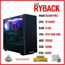 ANC PC RYBACK H310M I5 9400F RAM 16GB GTX1060 Case Xigmatek